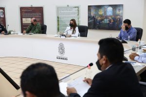 Evalua la Gobernadora Evelyn Salgado y la mesa de Coordinacion indicadores de seguridad y resultados de operativos en Guerrero.